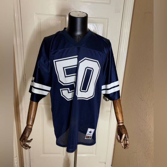 Dallas Cowboys #50 Sean Lee Size Large Jersey Color Navy - Picture 2 of 13